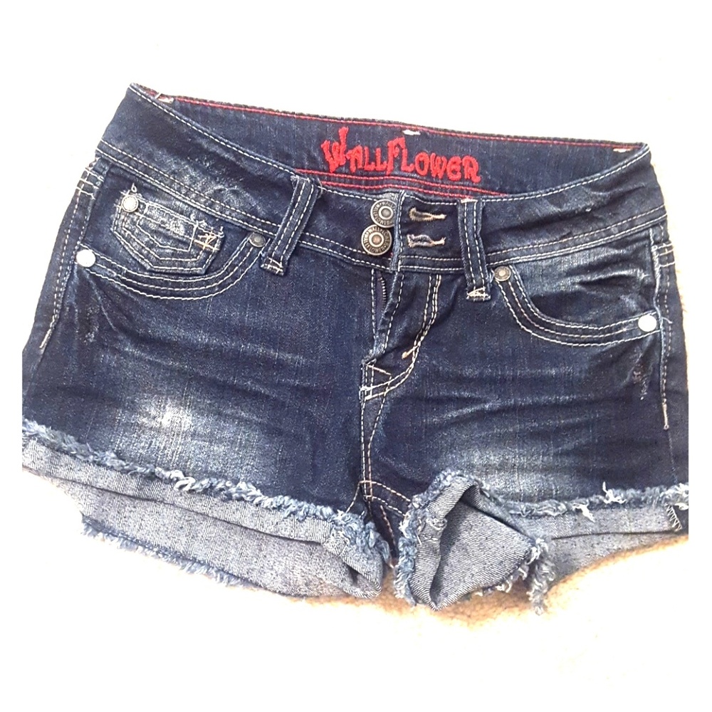 Denim shorts